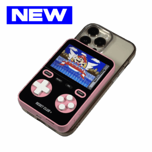 CONSOLE DE JEUX BATTERIE EXTERNE AIMANTÉ - POWER BANK GAMING (PINK) - RESET CLUB ®